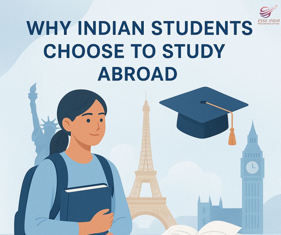 why indian students choose to study abroad