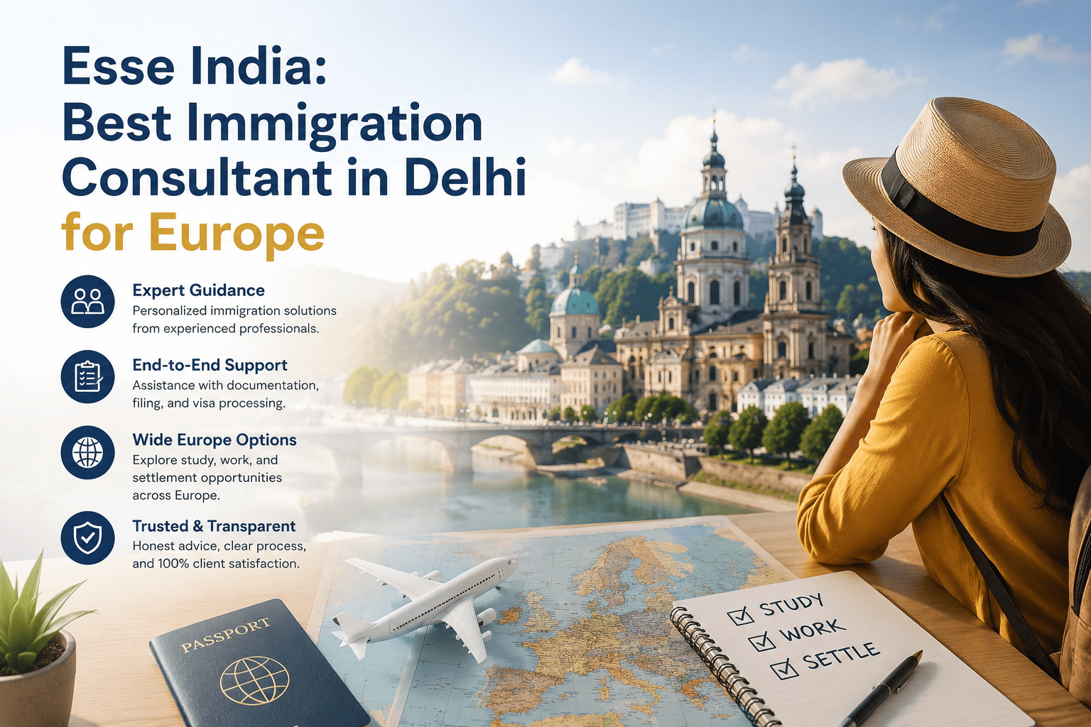 Esse India: Best Immigration Consultant in Delhi for Europe